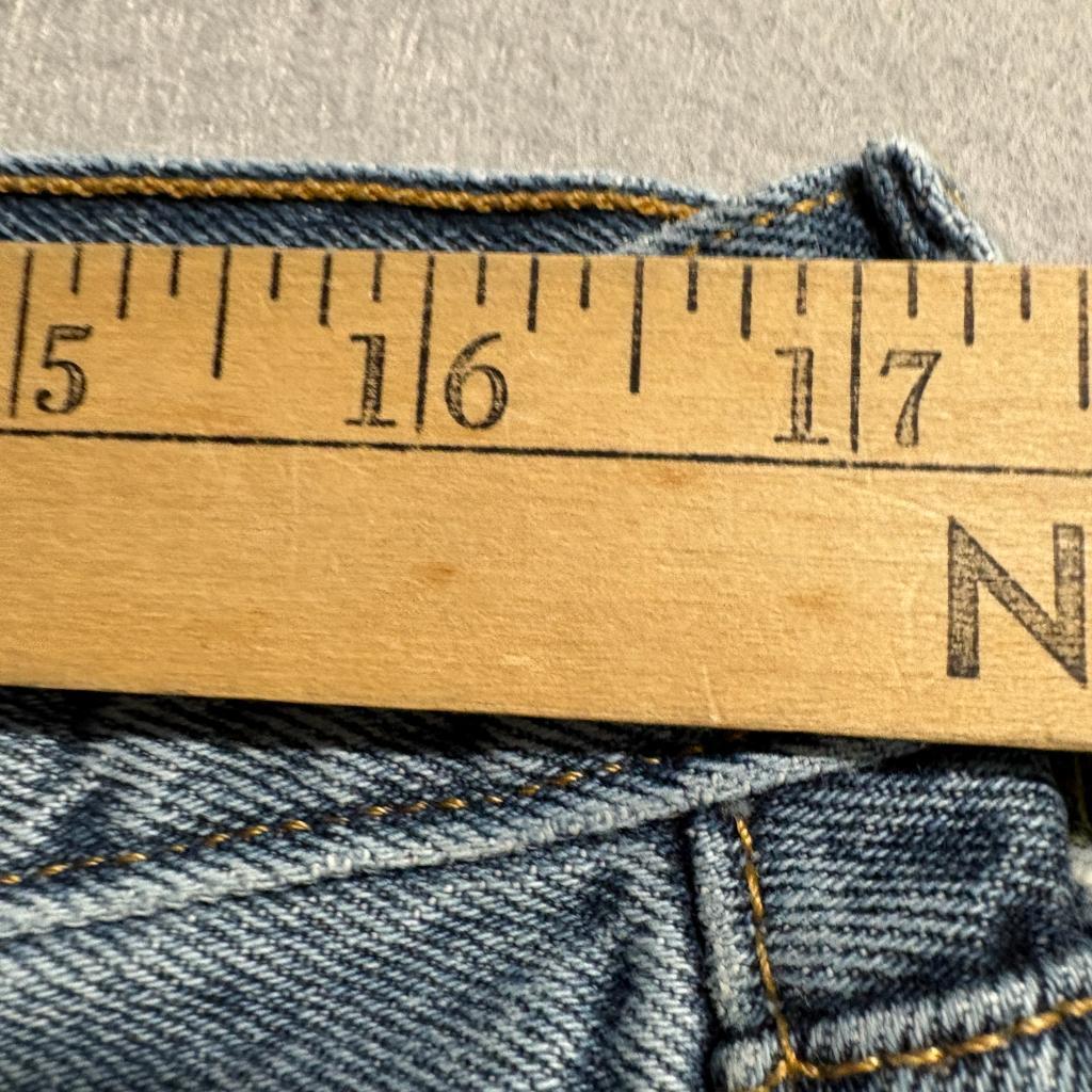 Levis 501 Original Fit Jeans Mens 34x34 Blue Denim Button Fly Stretch Pants
