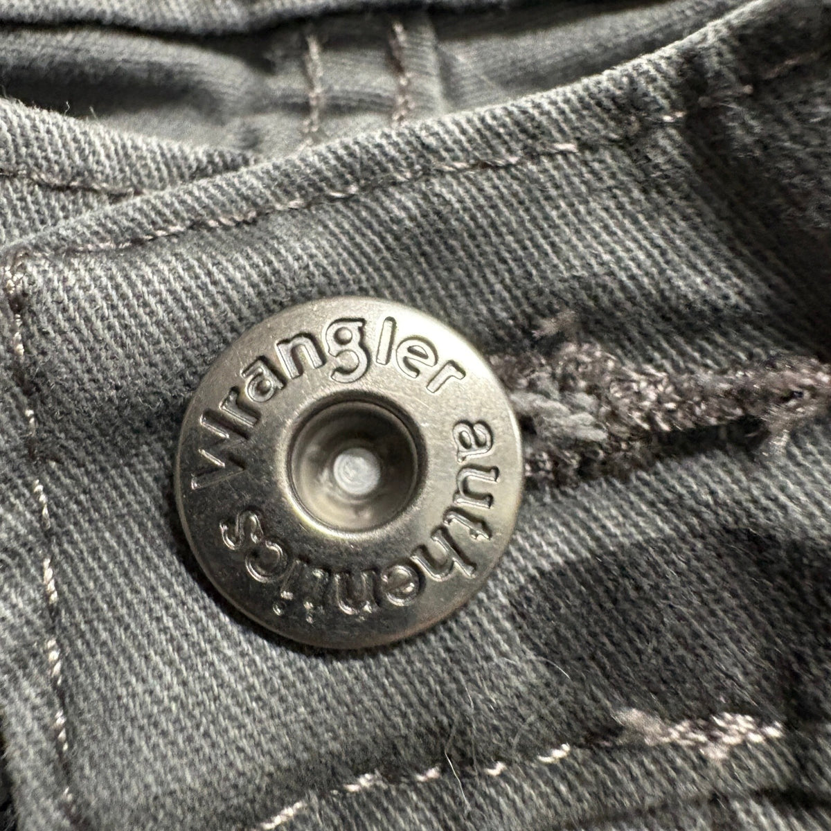 Wrangler Authentics Mens Cargo Pants 32x34 Gray Camo Stretch Twill ZM6SYGL