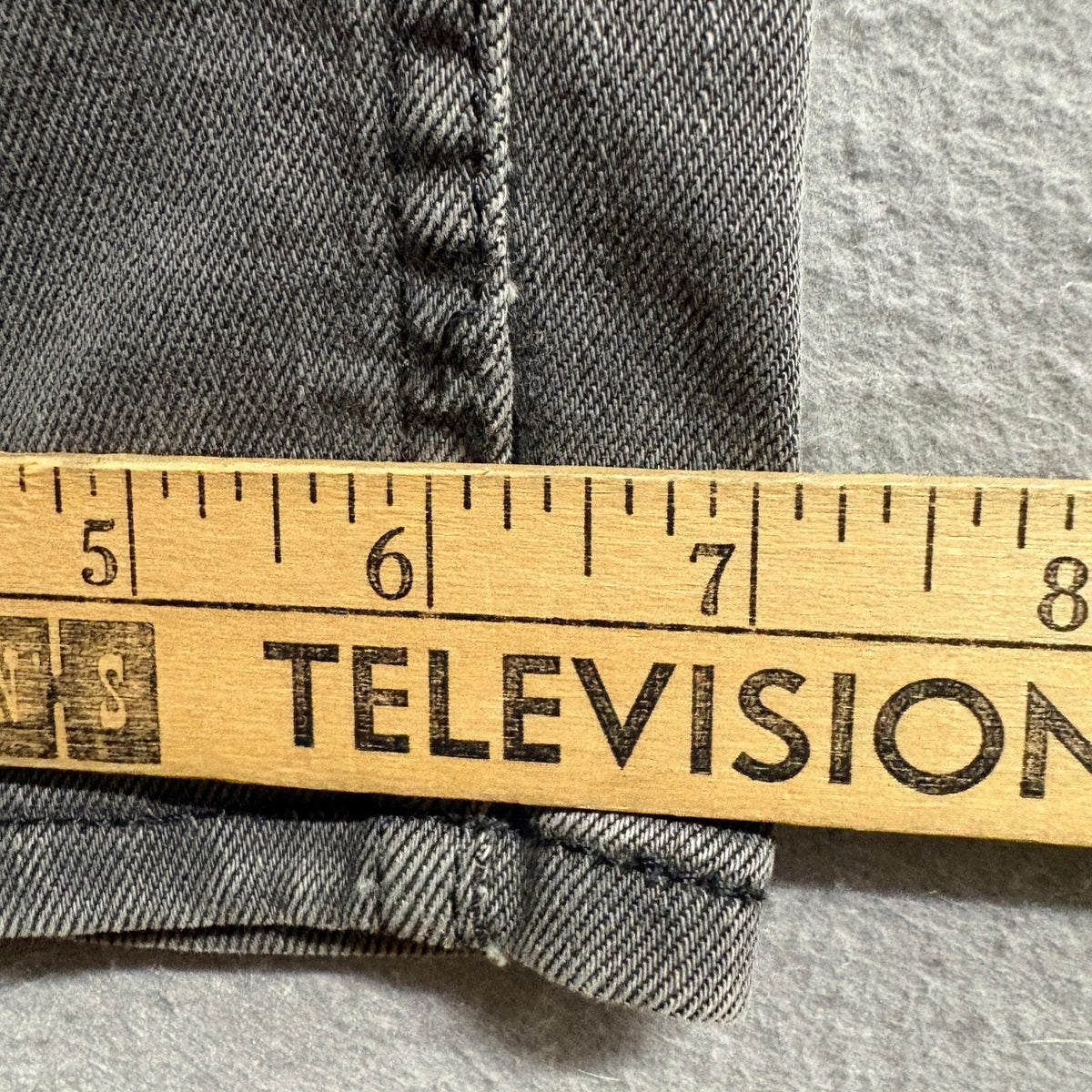 Levi's Mens Gray Denim Jeans Size 34x32 W34 L32 Straight Leg Stretch Cotton