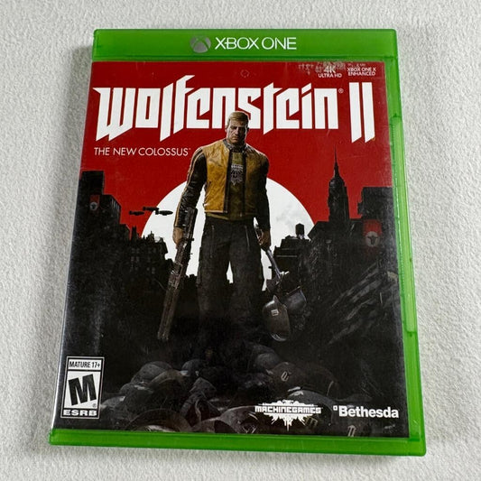 Wolfenstein II The New Colossus Xbox One Game Complete with Manual