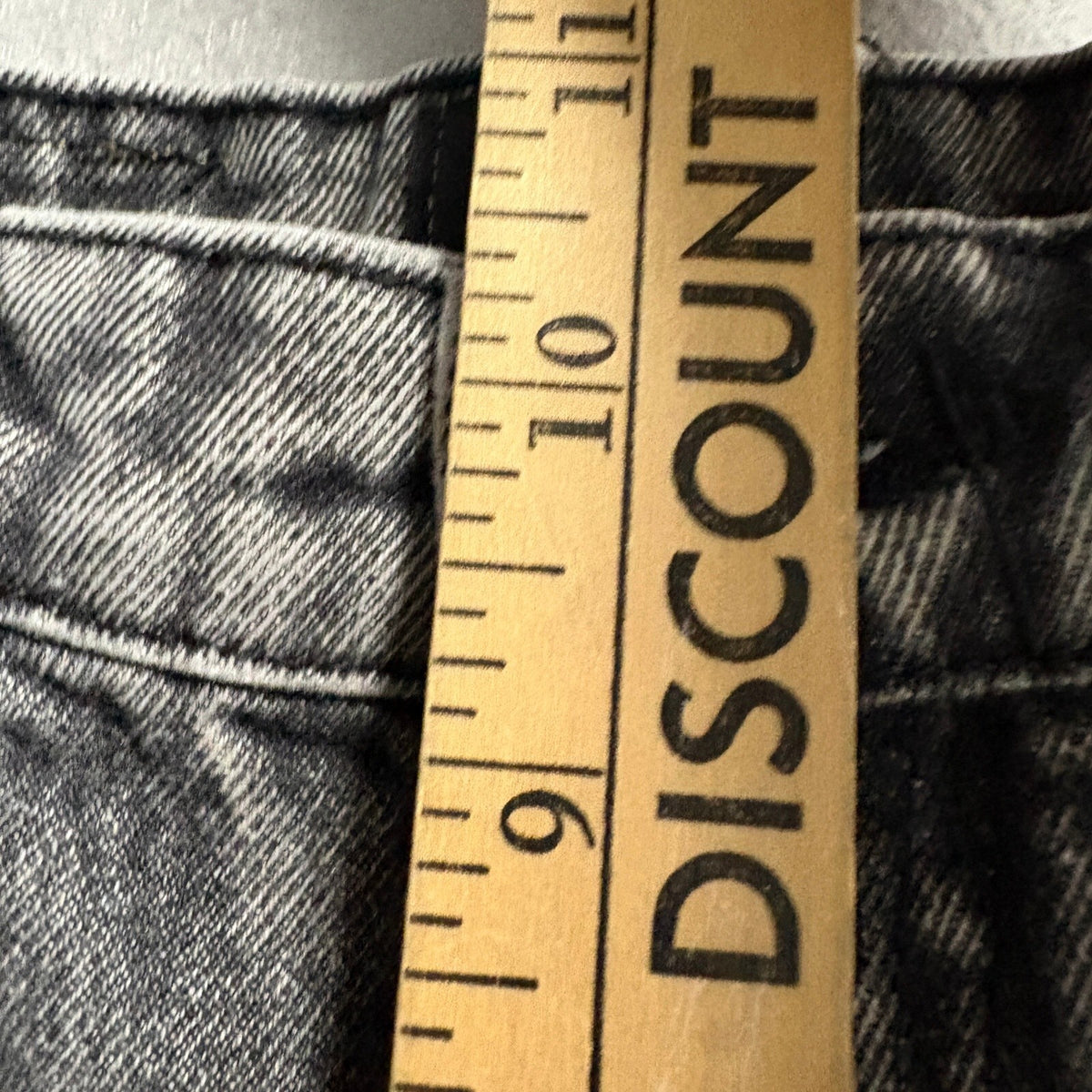 Simple Society Womens Acid Wash Wide Leg Barrel Jeans Black Gray Size 25x27