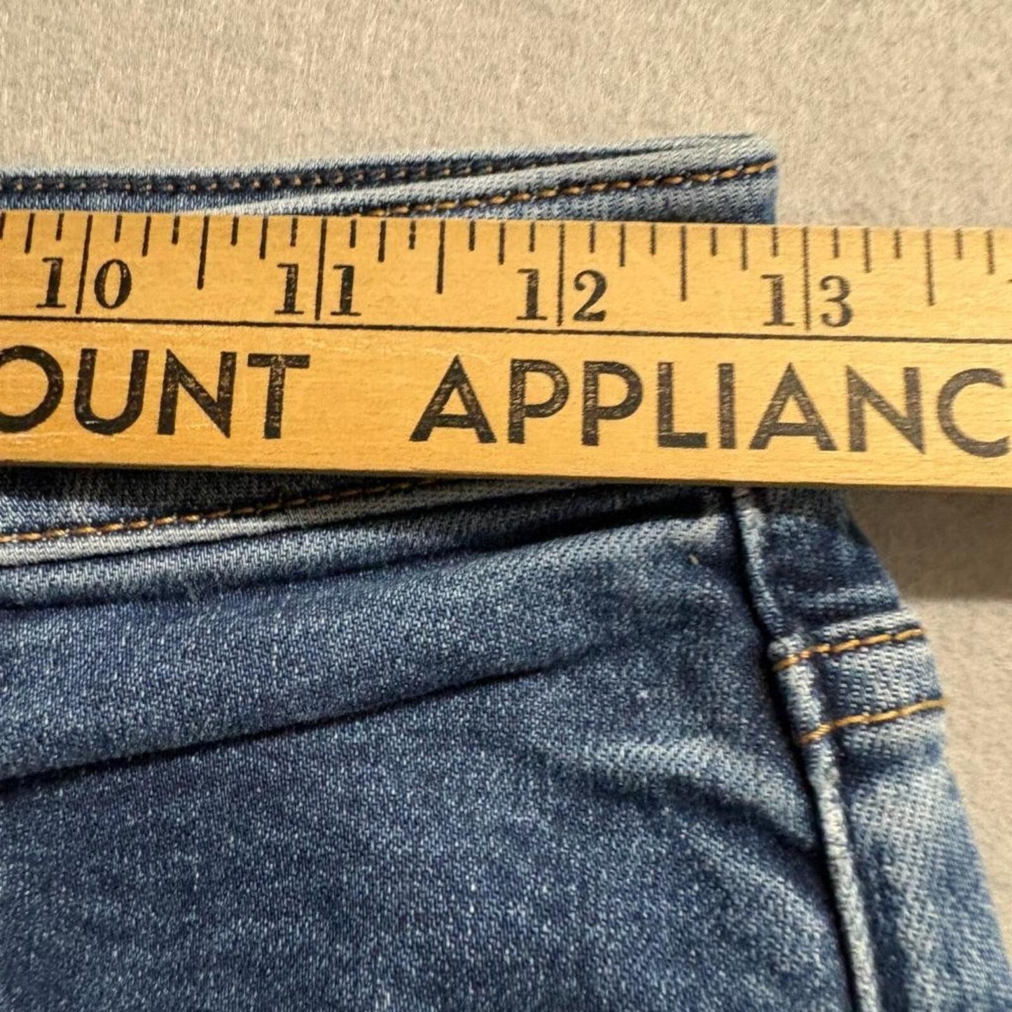 Abercrombie & Fitch Curve Love Super Skinny Ankle High Rise Jeans 26 2L Blue