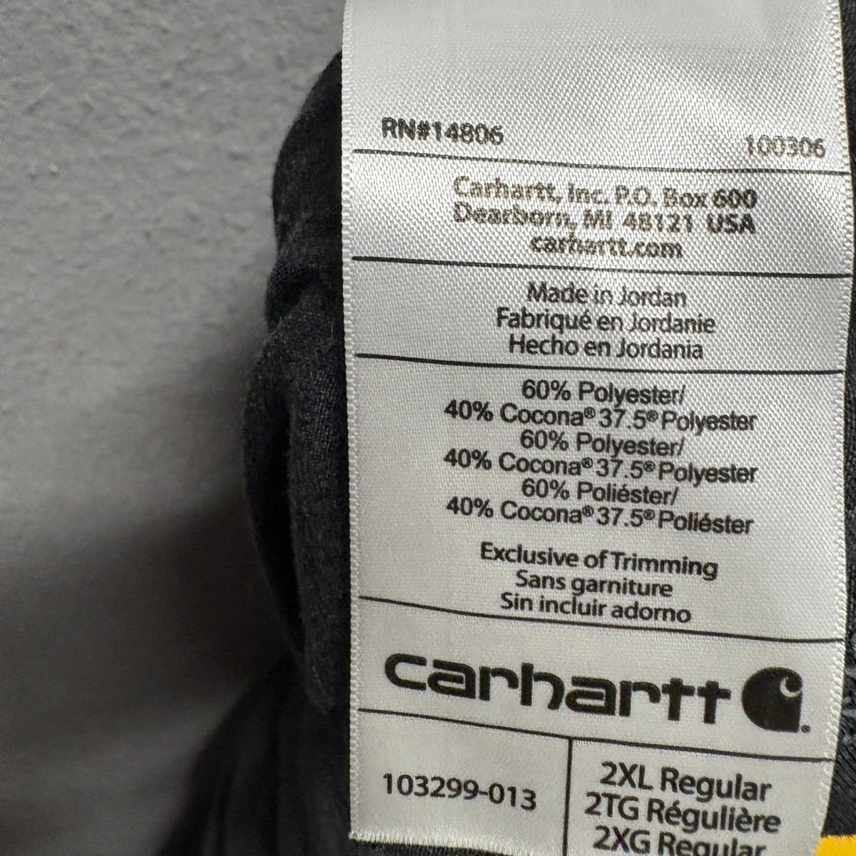 Carhartt Force Extremes 1/4 Zip Pullover Mens 2XL Gray Relaxed Fit Active Top