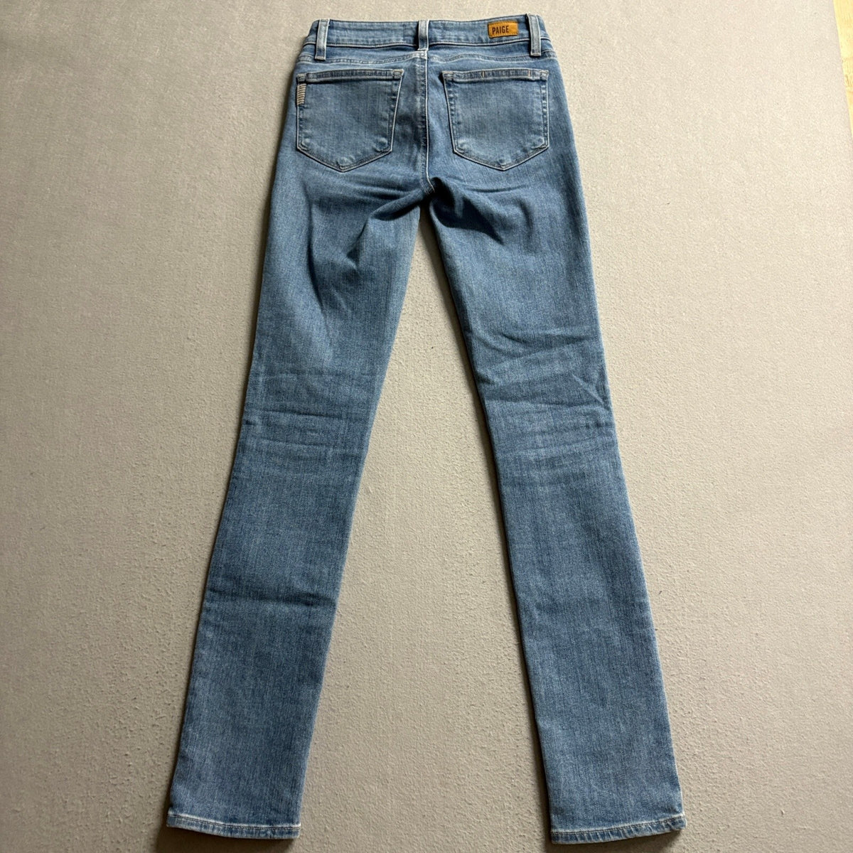 Paige Denim Skyline Skinny Jeans Womens Size 23 Blue Stretch Denim Pants