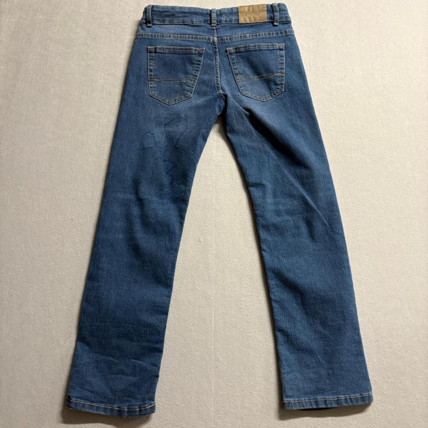 Tommy Hilfiger Boys Revolution Slim Jeans Size 12 Blue Denim Distressed Ripped