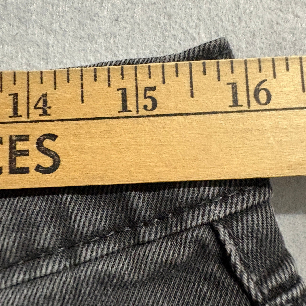 Denizen from Levis 216 Slim Fit Jeans Mens 31x30 Gray Black Stretch Denim