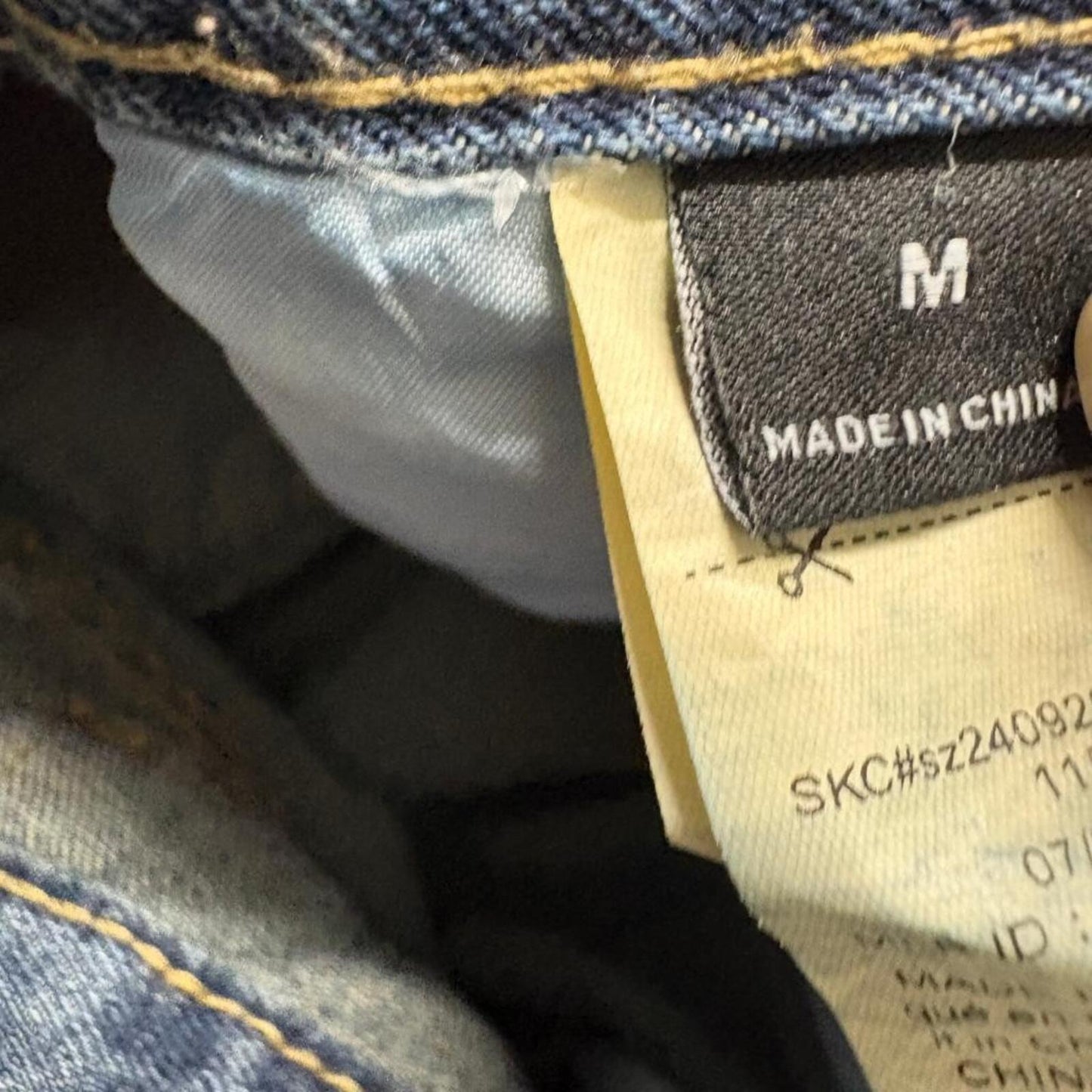 Fashion Jeans Womens Medium Wide Leg Denim Blue High Rise Cotton Blend
