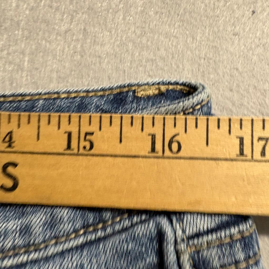 Mossimo Mid Rise Bootcut Jeans Womens Size 8R Blue Denim Stretch