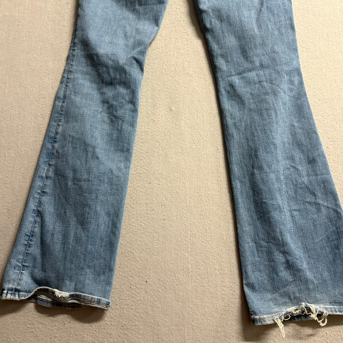 American Eagle Next Level Stretch Jeans Womens Size 2 Regular Blue Flare Denim
