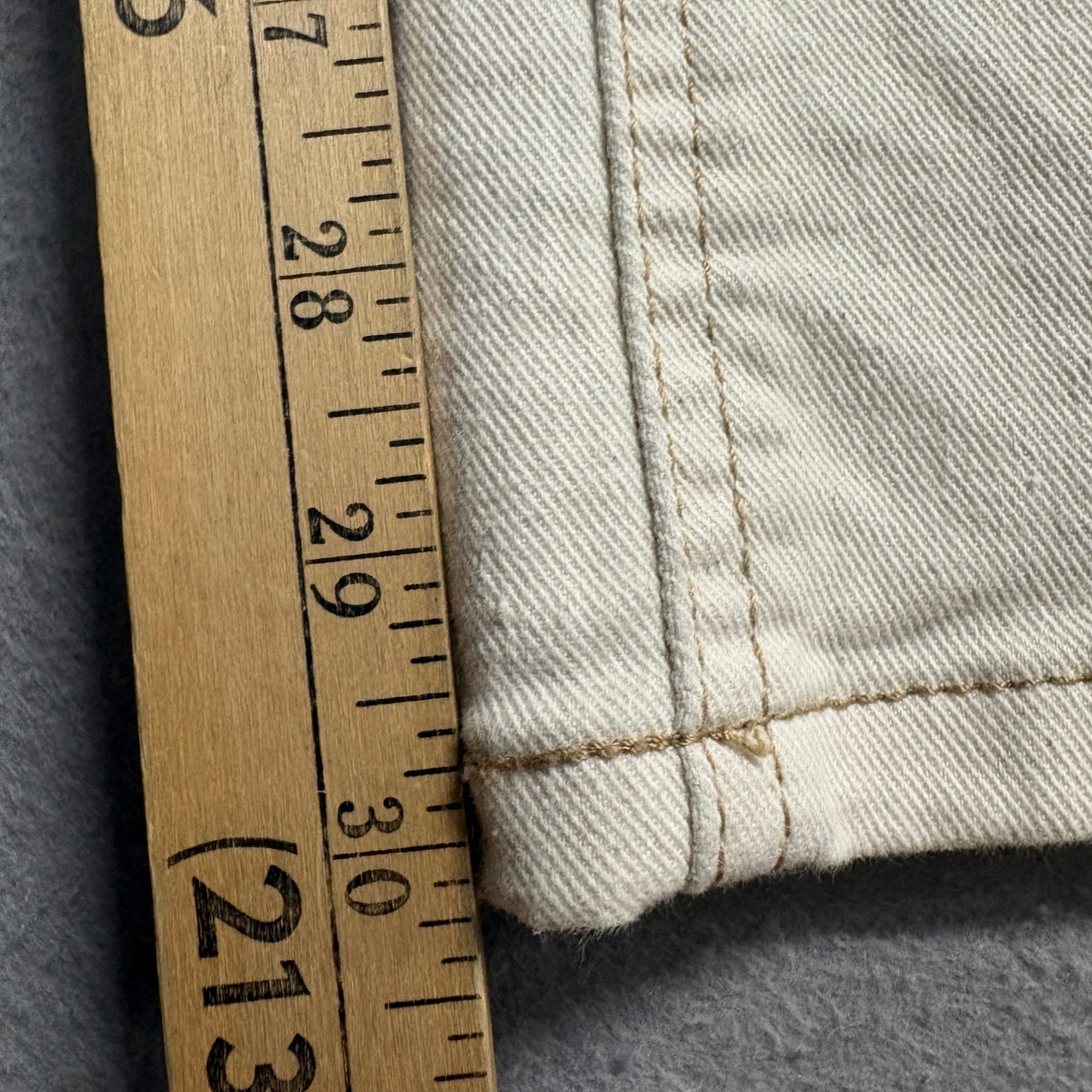 Indigo Rein Flare Pants Womens Size 7 Beige Tan Stretch Seam Detail High Rise