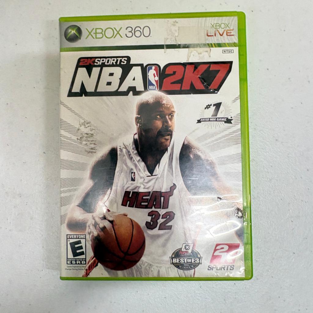 NBA 2K7 Xbox 360 Complete CIB with Manual Shaquille O'Neal Cover