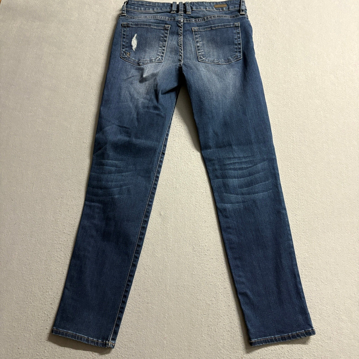KUT from the Kloth Catherine Boyfriend Jeans Womens Size 0 Blue Distressed Denim