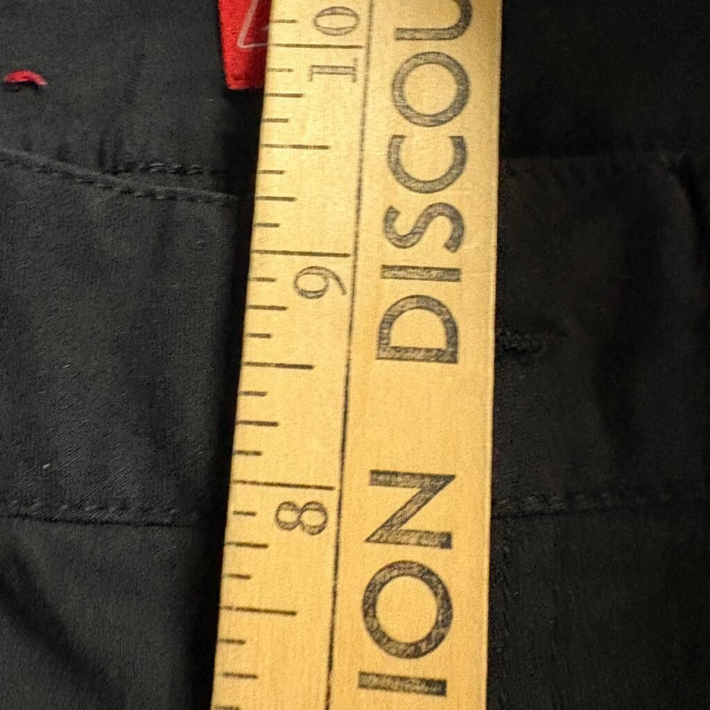 Genuine Dickies Women Black Skinny Stretch Pants Size 11 Work Casual