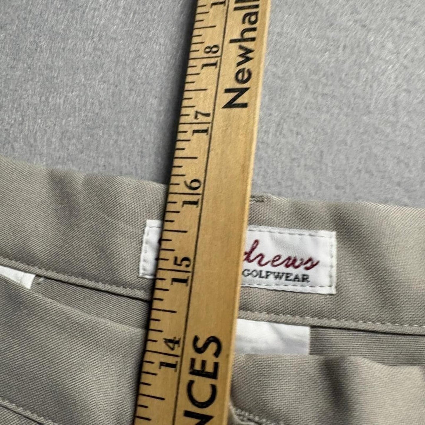 St Andrews Traditional Golfwear Knickers Mens 44 Beige Polyester Golf Pants
