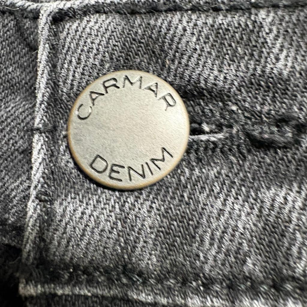 Carmar Denim Skinny Jeans Womens 26 Gray Tencel Blend Stretch Made in LA