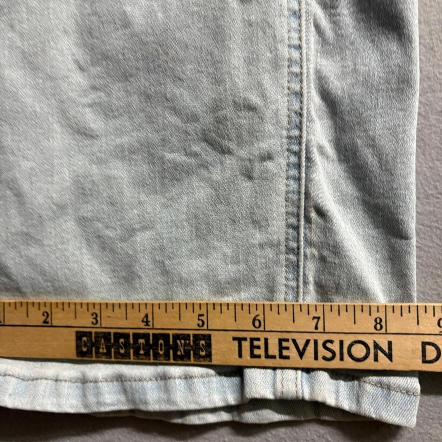 California Vintage Jeans Womens 27 Light Wash Denim Wide Leg High Rise Stretch