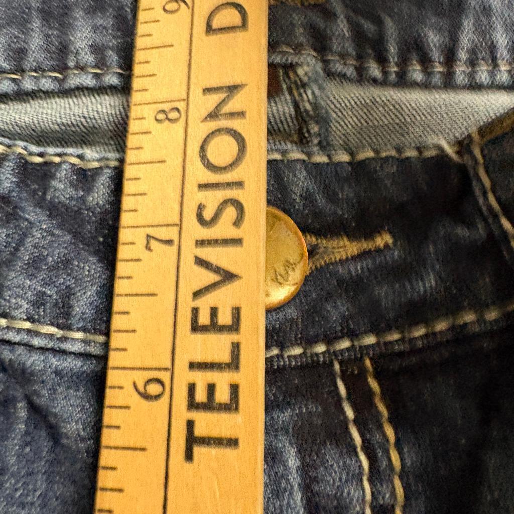 Kut from the Kloth Bootcut Jeans Womens Size 6 Blue Denim Stretch Flap Pocket