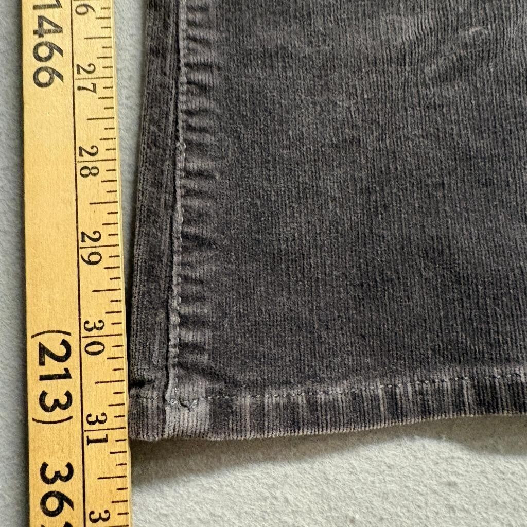 Kut from the Kloth Corduroy Pants Womens 6 Gray Stretch Bootcut Flared