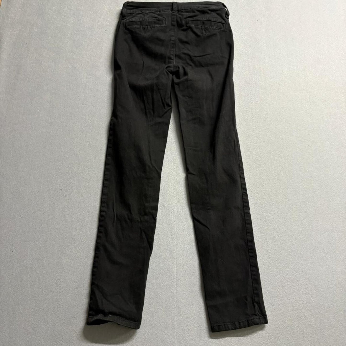 American Eagle Outfitters Skinny Pants Womens 0 Black Stretch Chino Casual