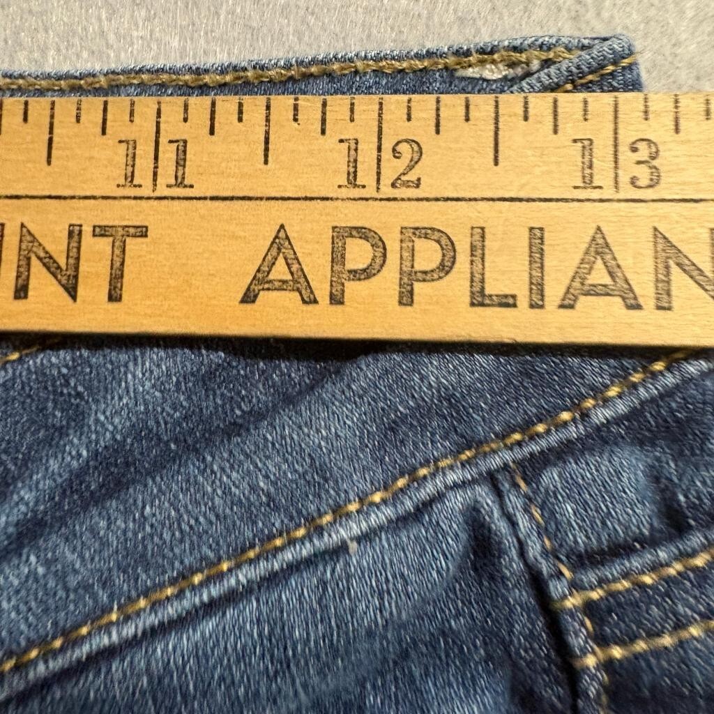 Paige Premium Denim Peg Straight Jeans Womens Size 25 Blue Stretch Made in USA