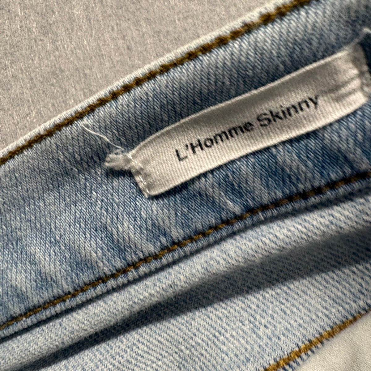 Frame Denim L'Homme Skinny Jeans Mens 30 Light Wash Distressed Blue Turkey