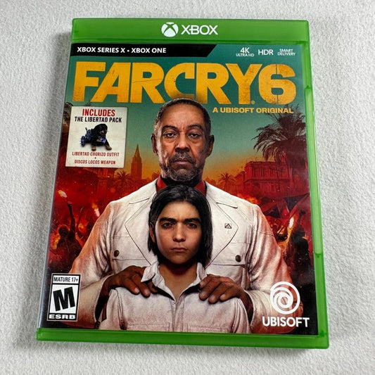 Far Cry 6 Xbox Series X Xbox One Ubisoft Game with Case and Insert