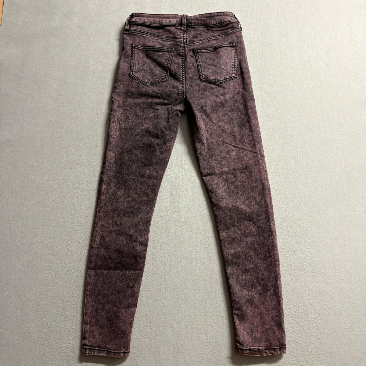 Celebrity Pink High Rise Ankle Skinny Jeans Womens Size 5/27 Acid Wash Purple