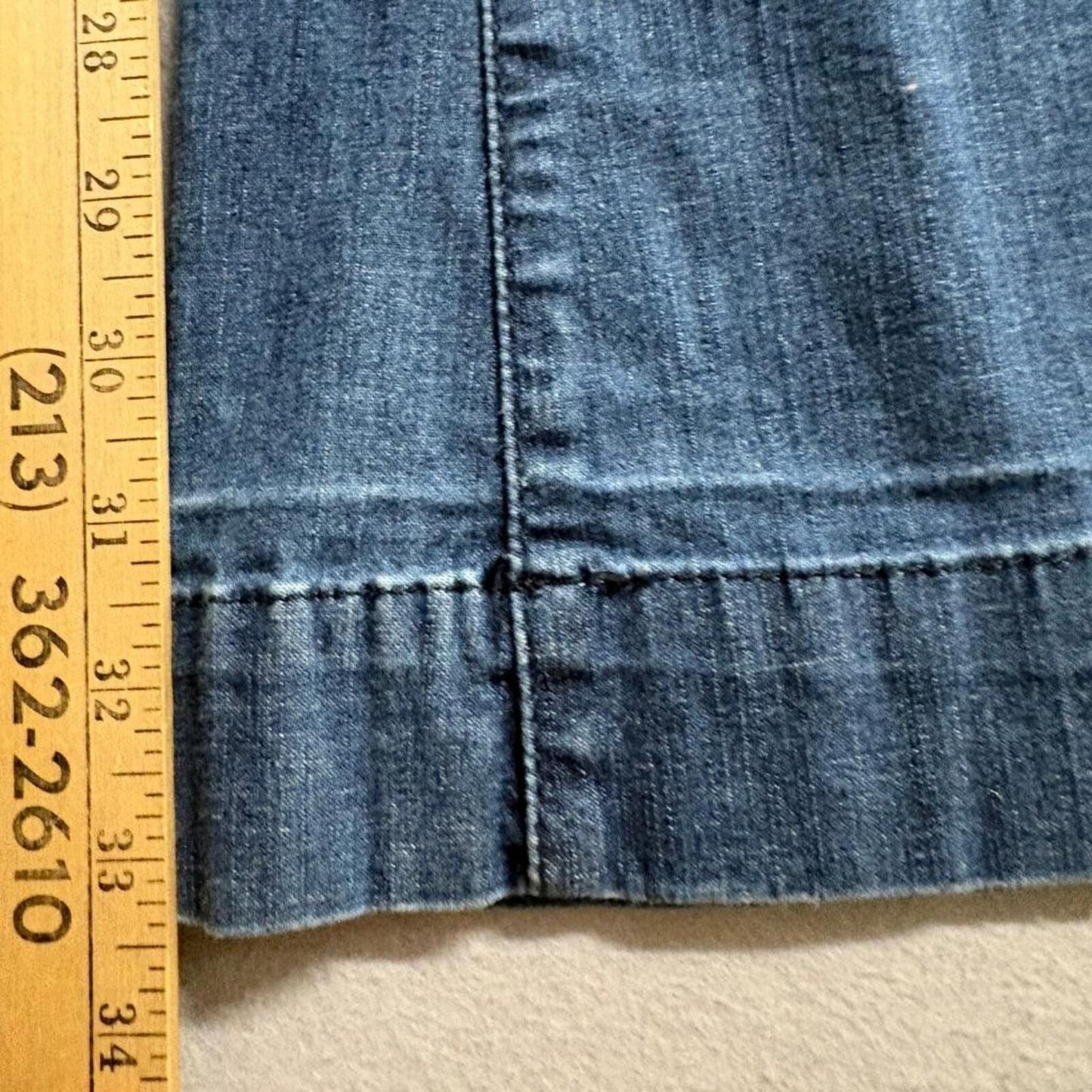 Guess Jeans Womens High Waist Flare Leg Denim Blue Stretch Corset Back Size 24