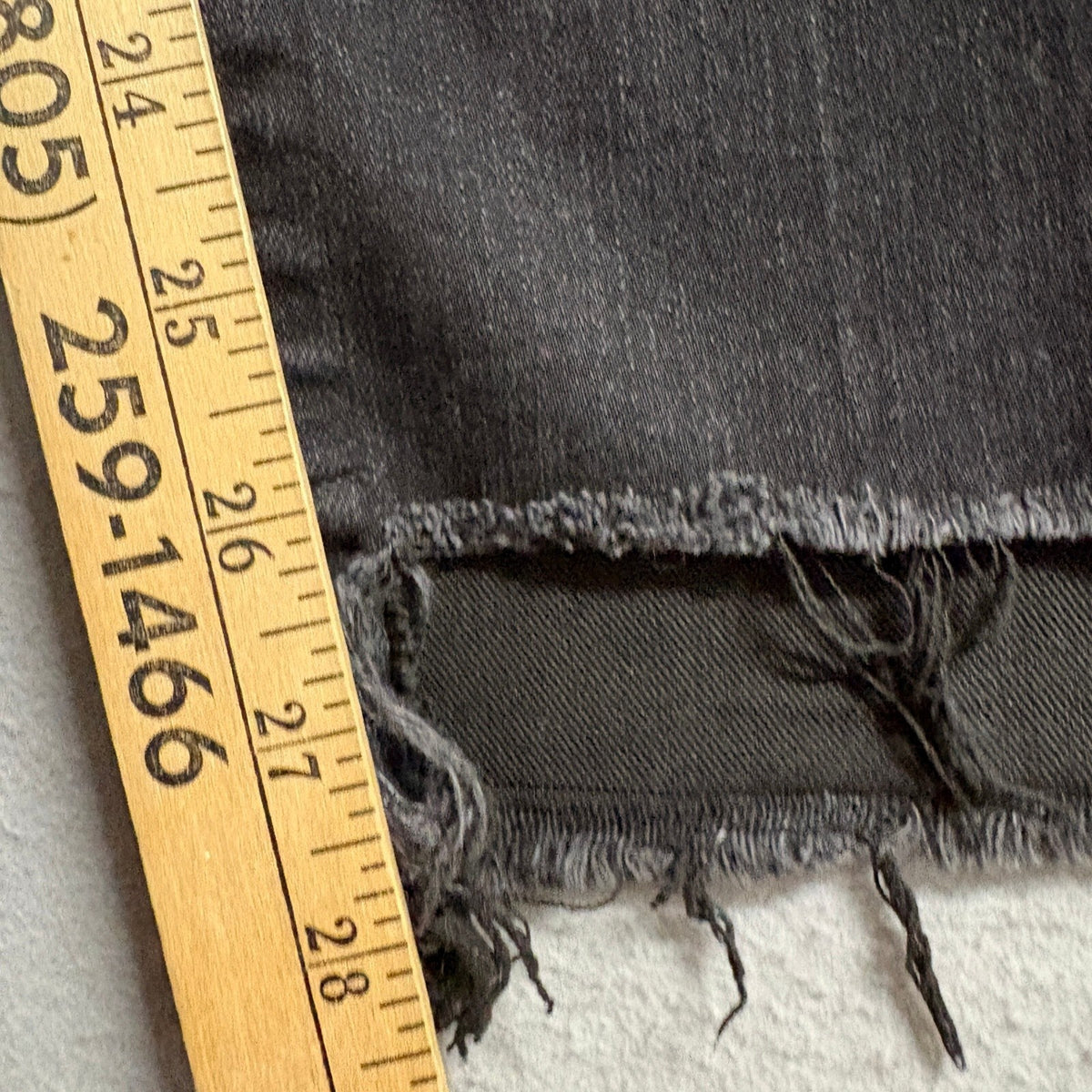Citizens of Humanity Rocket High Rise Skinny Jeans Womens 26 Black Raw Hem