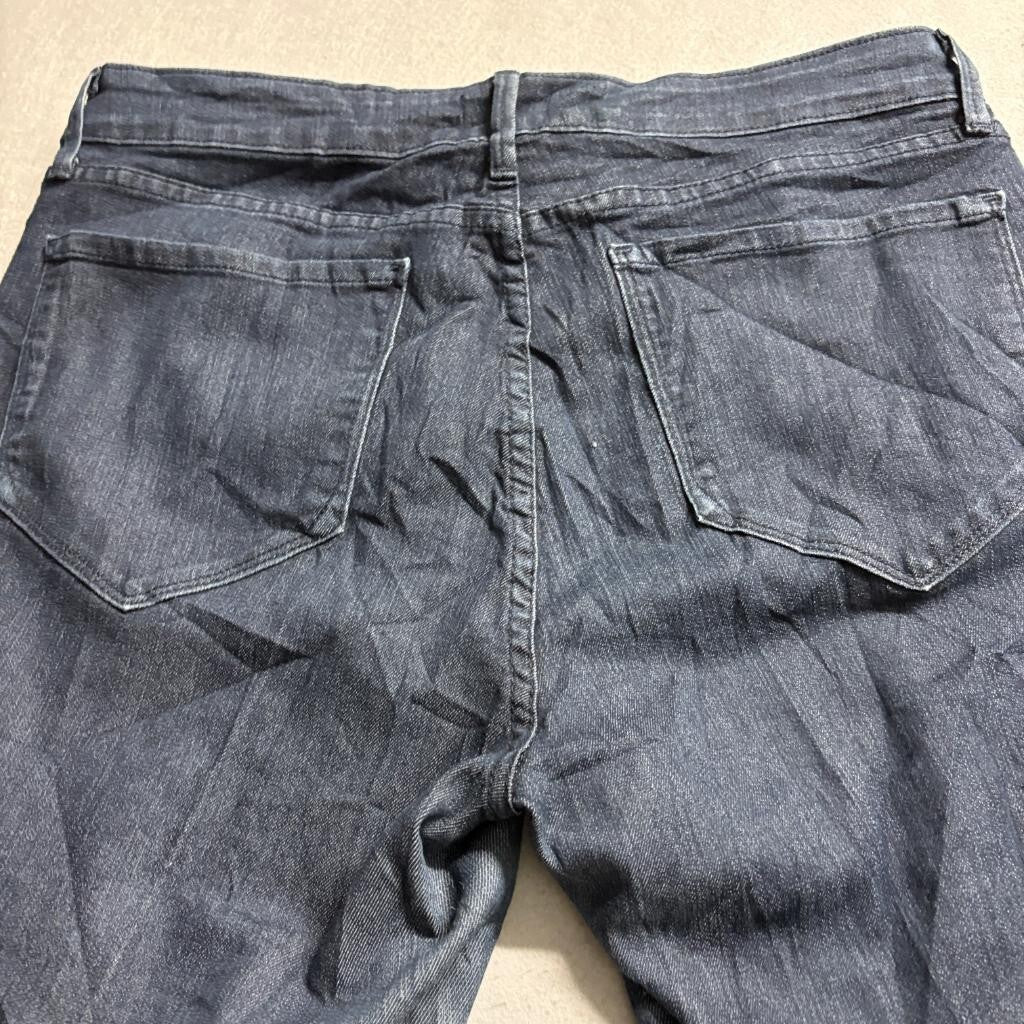 NYDJ Billie Bootcut Jeans Womens 14 Dark Wash Blue Lift Tuck Denim
