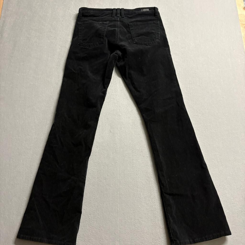 Kut from the Kloth Corduroy Pants Womens Size 6 Black Stretch Bootcut Flare