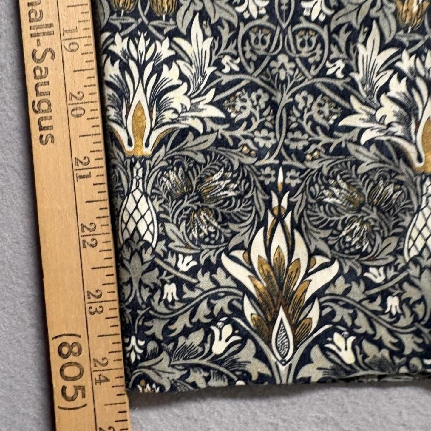 Morris & Co x HM Ankle Pants Womens 6P Floral Tapestry Print Cropped Trousers