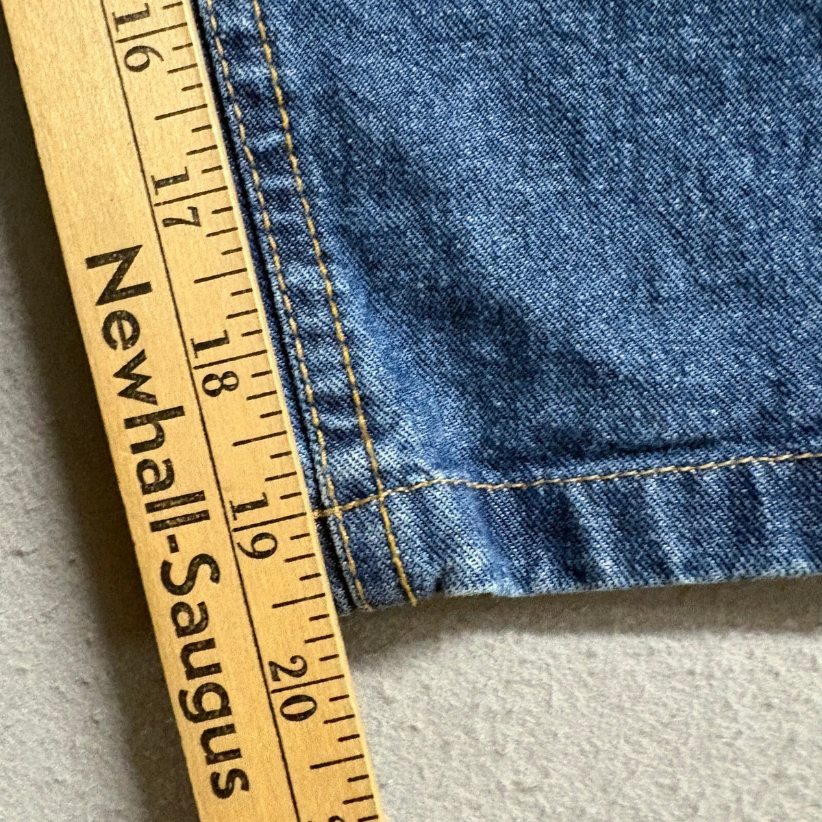 Woman Within Crop Jeans Womens Plus 16W Blue Denim Elastic Waist Capris