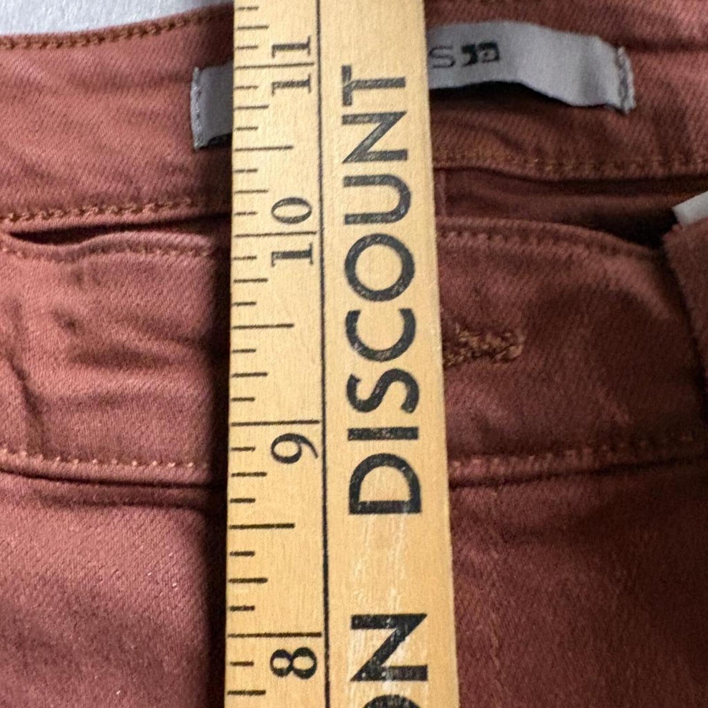 Joe's Jeans Saddleback Skinny Jeans Womens 28 Brown Cotton Blend Stretch
