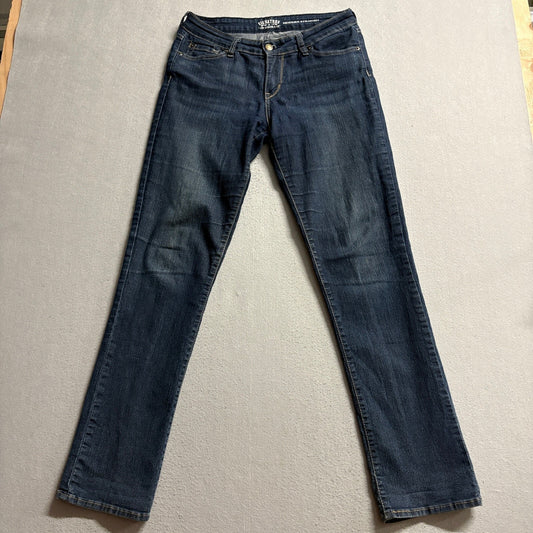 Signature by Levi Strauss & Co Women Modern Straight Jeans Blue Denim Sz 10