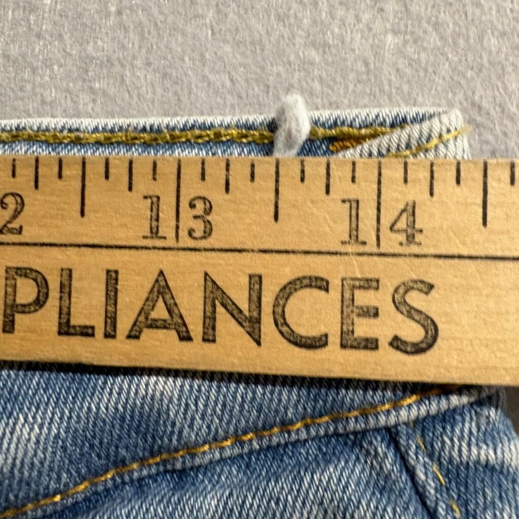Levis 502 Regular Taper Jeans Boys Size 14 Light Wash Distressed Denim W27 L29