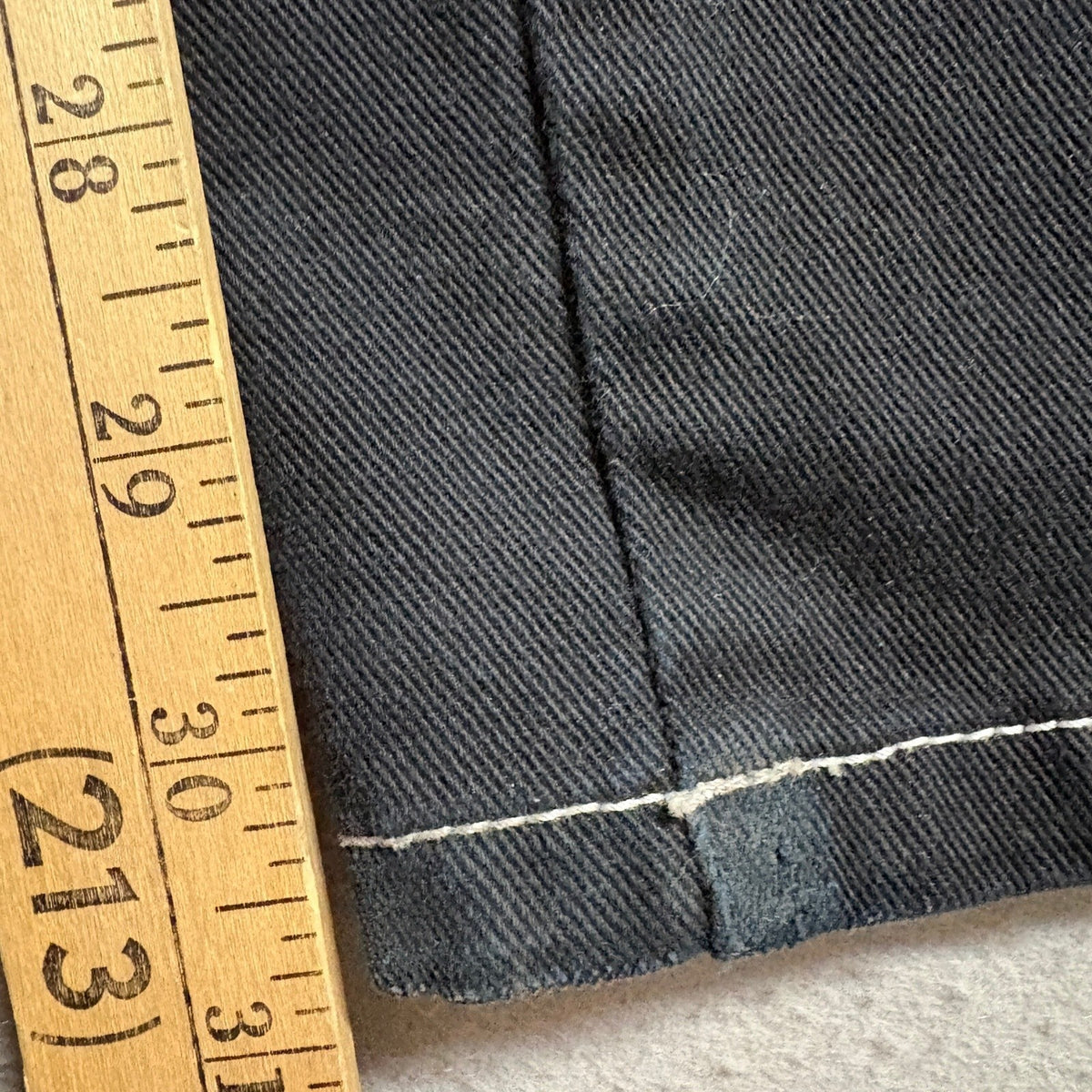 Dickies Girl Work Pants Size 7/28 Black Contrast Stitch Utility Carpenter Y2K