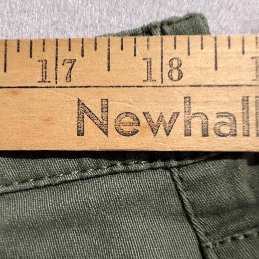 No Boundaries Joggers Womens XXL Green Cotton Blend Elastic Waist Cargo Pants