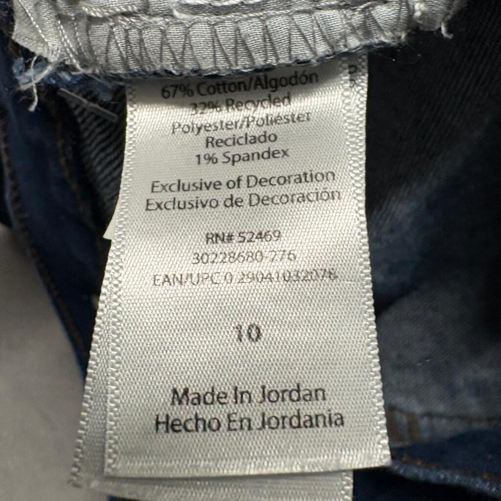Sofia Jeans by Sofia Vergara Melisa Flare Jeans Womens Size 10 Dark Wash Blue