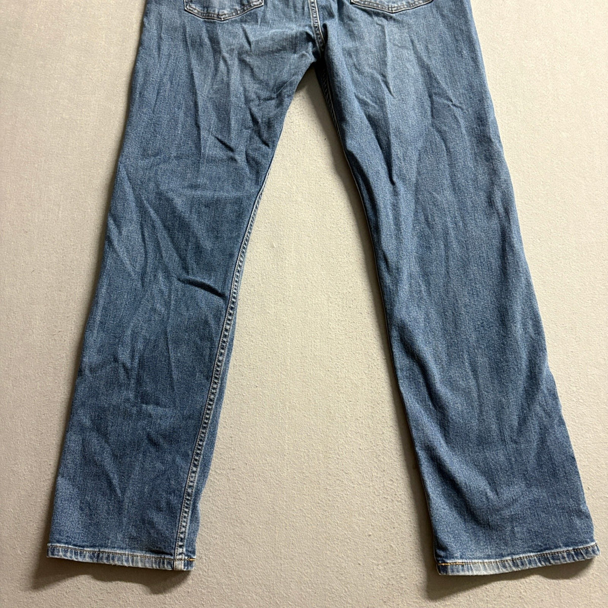 Levi's 505 Regular Fit Jeans Mens 38x34 Blue Denim Medium Wash Straight Leg