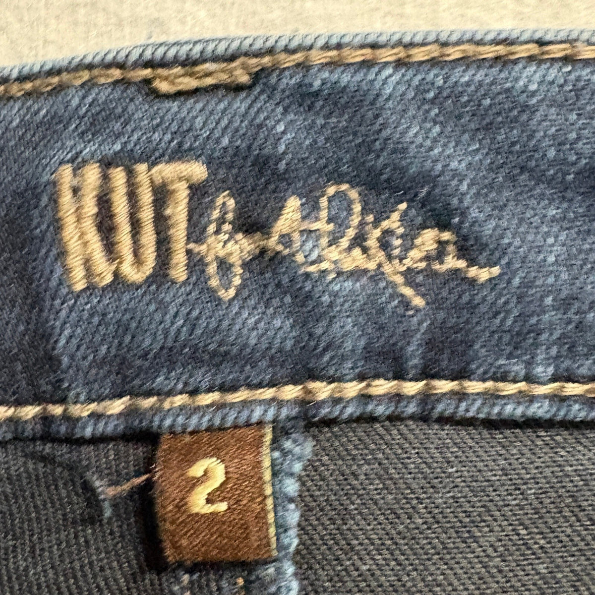 KUT from the Kloth Mia Toothpick Skinny Jeans Womens Size 2 Dark Wash Stretch