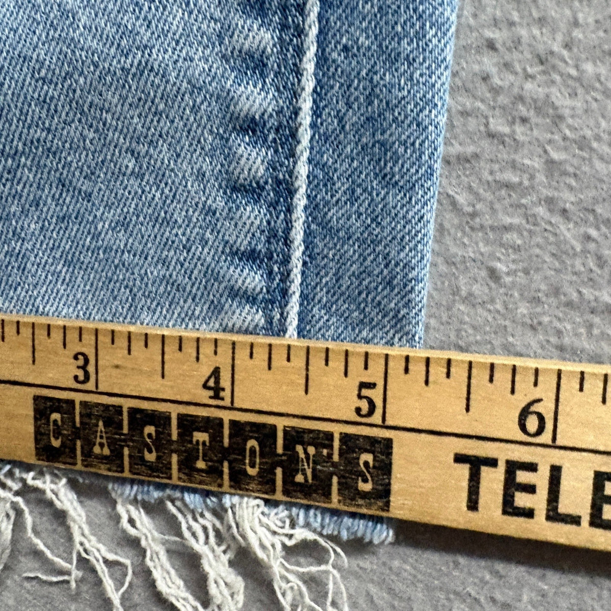 Dear John Denim Jeans Womens Size 27 High Rise Button Fly Frayed Raw Hem Blue
