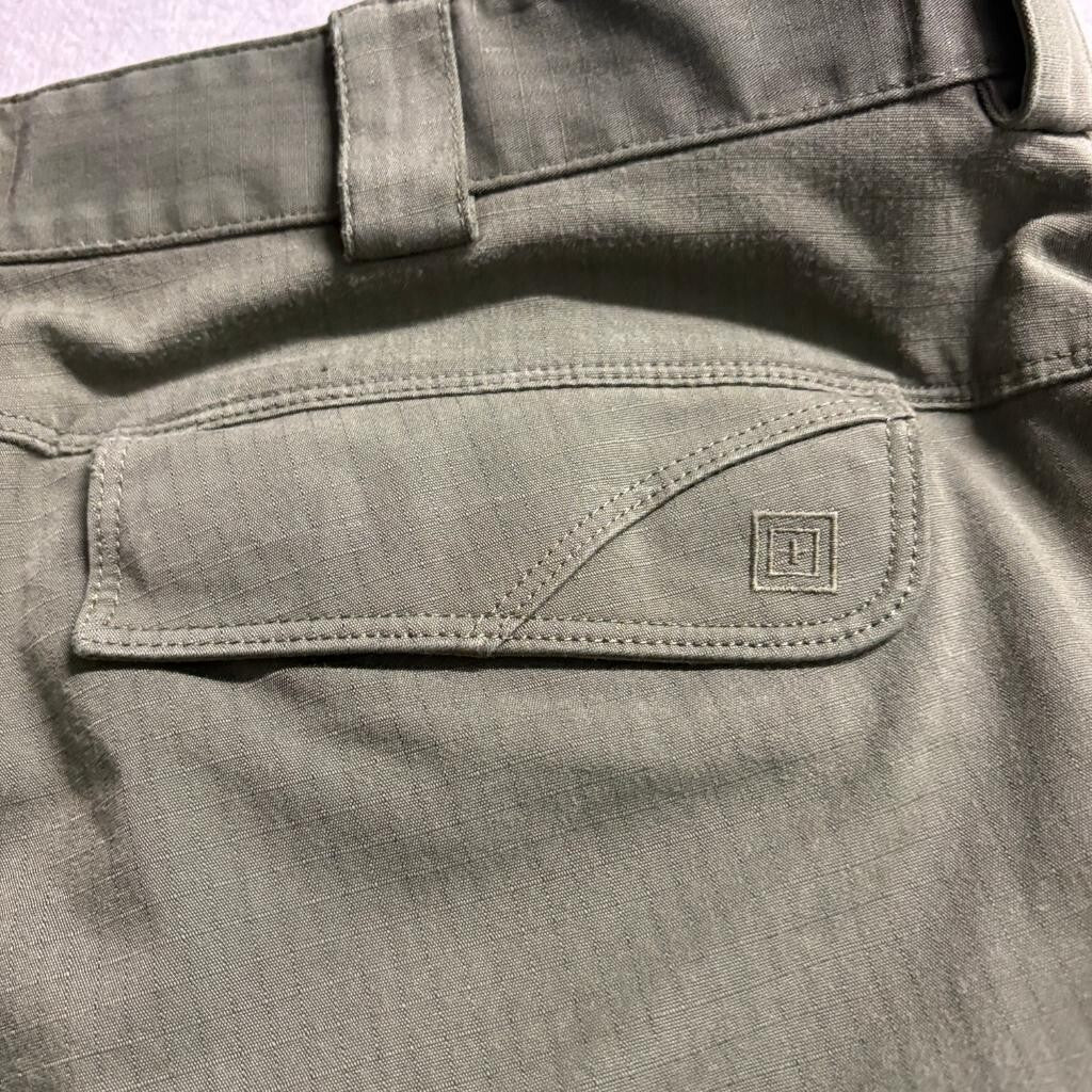 5.11 Tactical Series Cargo Pants Mens 38x30 Green Ripstop Work Utility