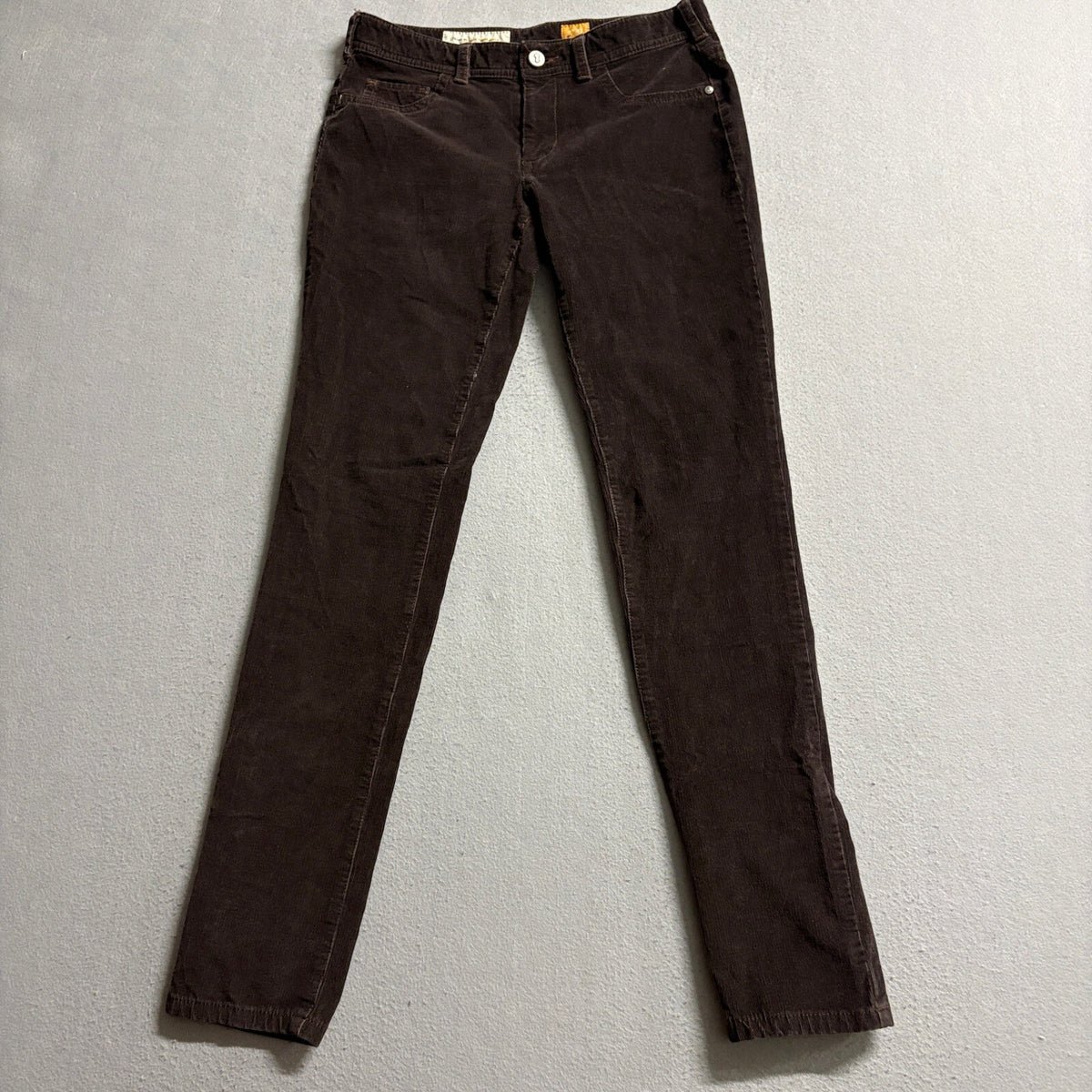 Pilcro and the Letterpress Corduroy Jeans Womens 27 Brown Serif Skinny Pants