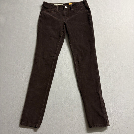 Pilcro and the Letterpress Corduroy Jeans Womens 27 Brown Serif Skinny Pants