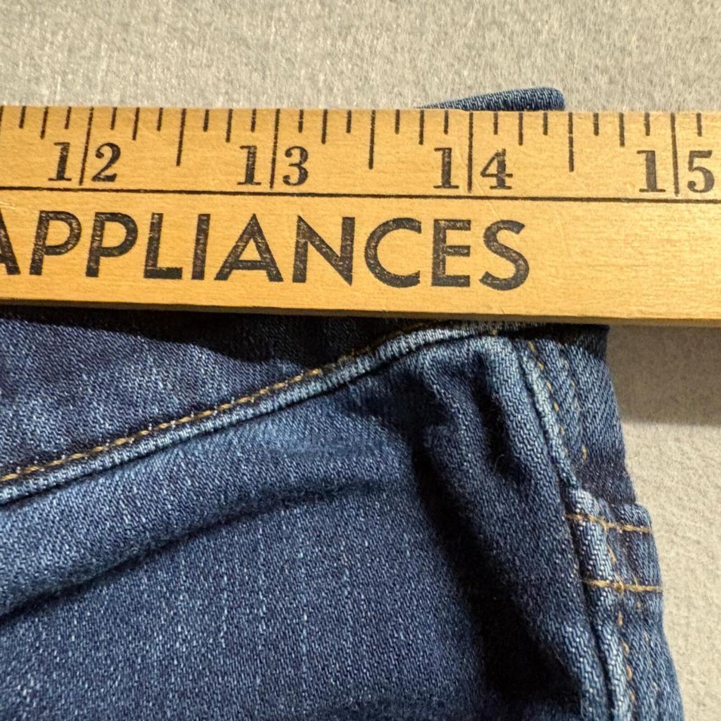 Madewell 9 Inch Mid Rise Skinny Jeans Womens 27 Blue Denim Stretch 29x27