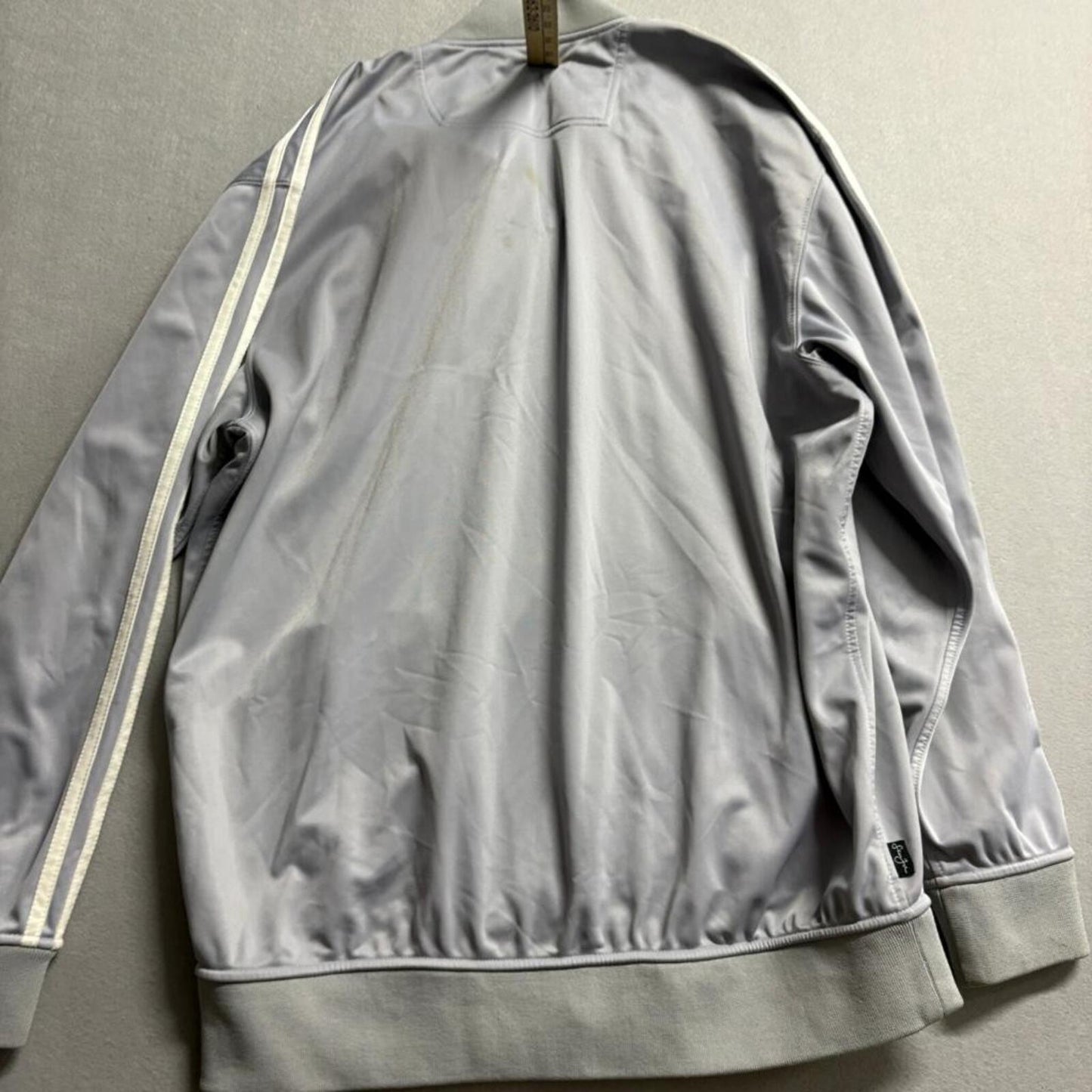 Sean John Vintage Track Jacket Mens XL Gray Polyester Full Zip Y2K Hip Hop