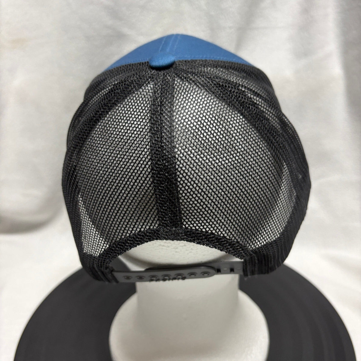 Pacific Headwear 104C Trucker Hat Mens One Size Blue Black Snapback Mesh Cap - Photo 4