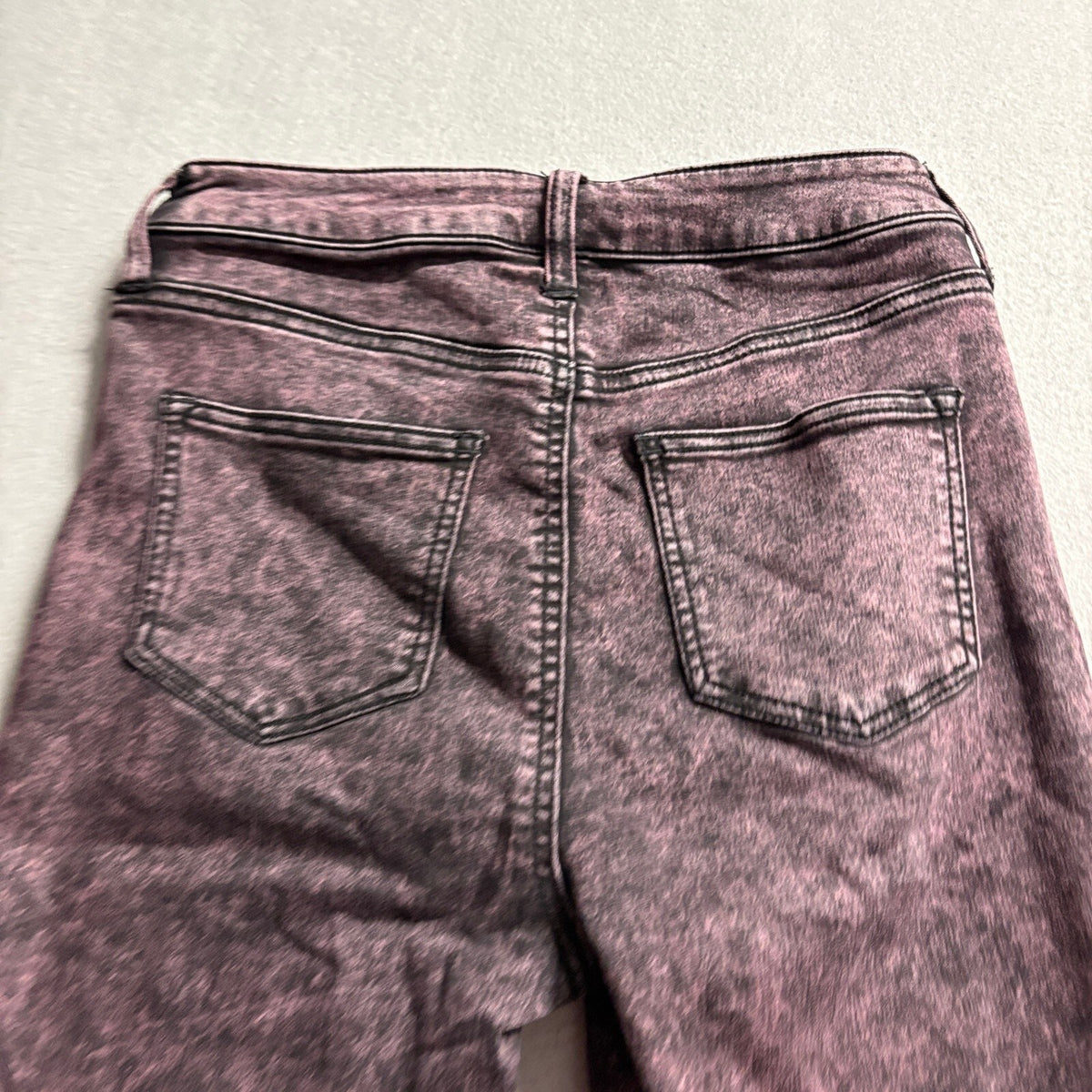 Celebrity Pink High Rise Ankle Skinny Jeans Womens Size 5/27 Acid Wash Purple