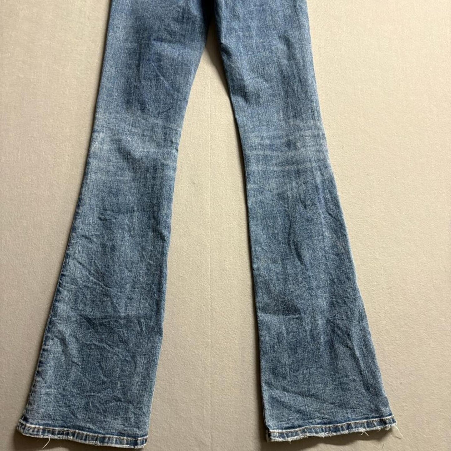 BKE Billie Slim Fit High Rise Bootcut Jeans Womens 25 x 35.5 Medium Wash Stretch
